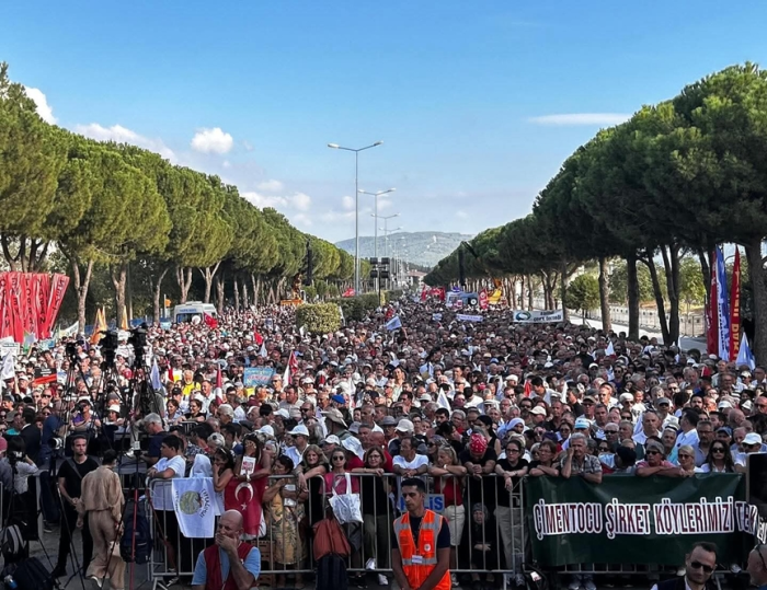 Muğla'da zeytinliklerin katledilmesine karşı dev miting
